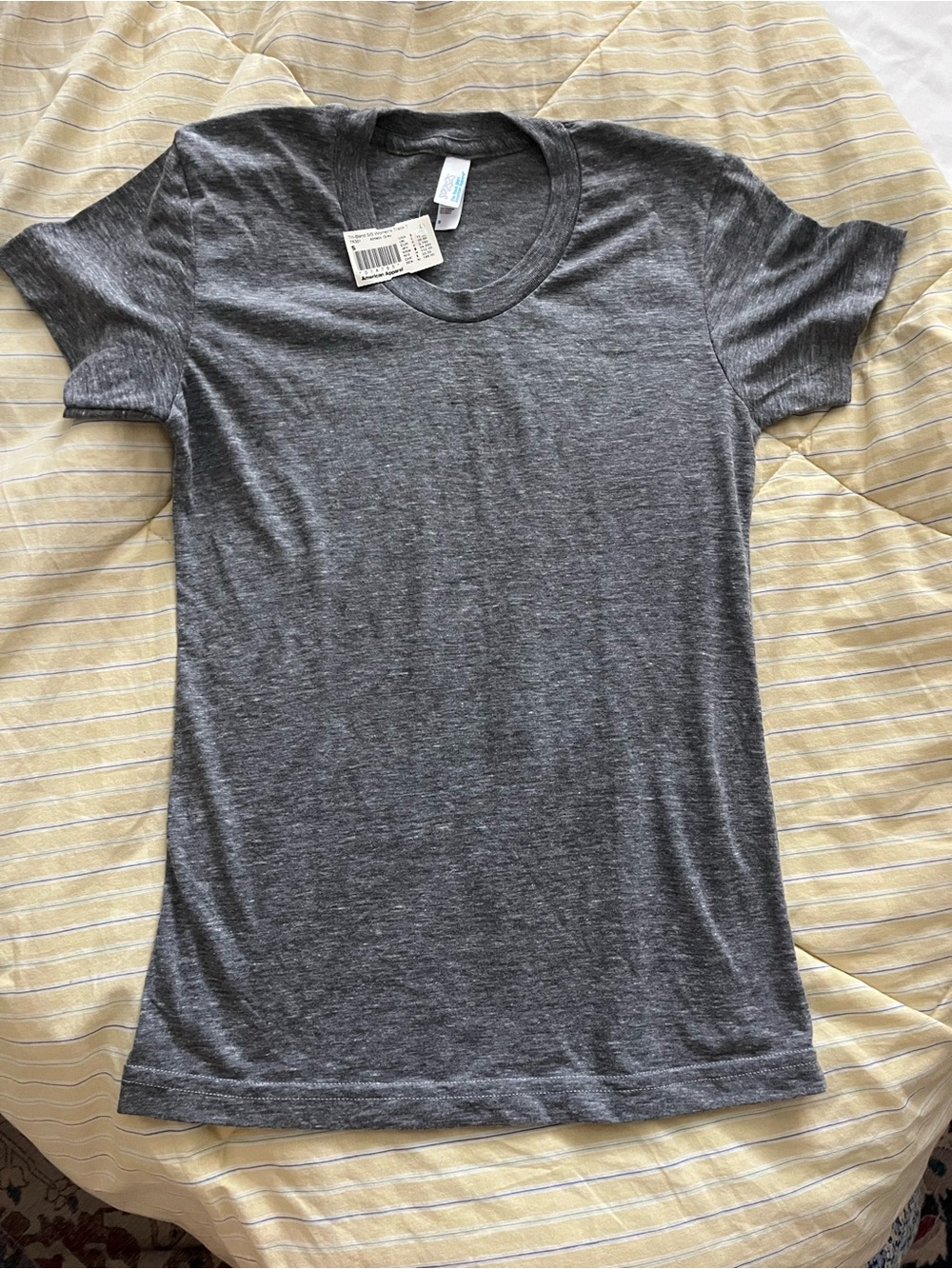 NWT American Apparel Women’s Triblend Crewneck T-Shirt
